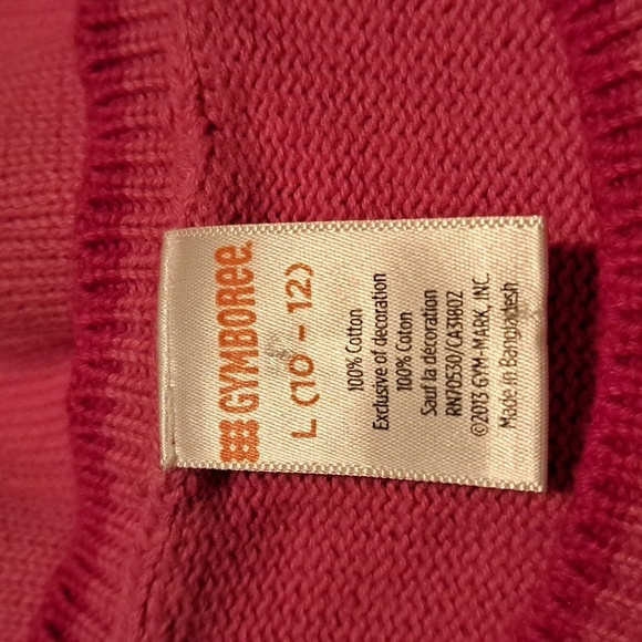 Gymboree Outlet girls size Large or 10-12 sweater vest with sunflower design - Picture 4 of 4